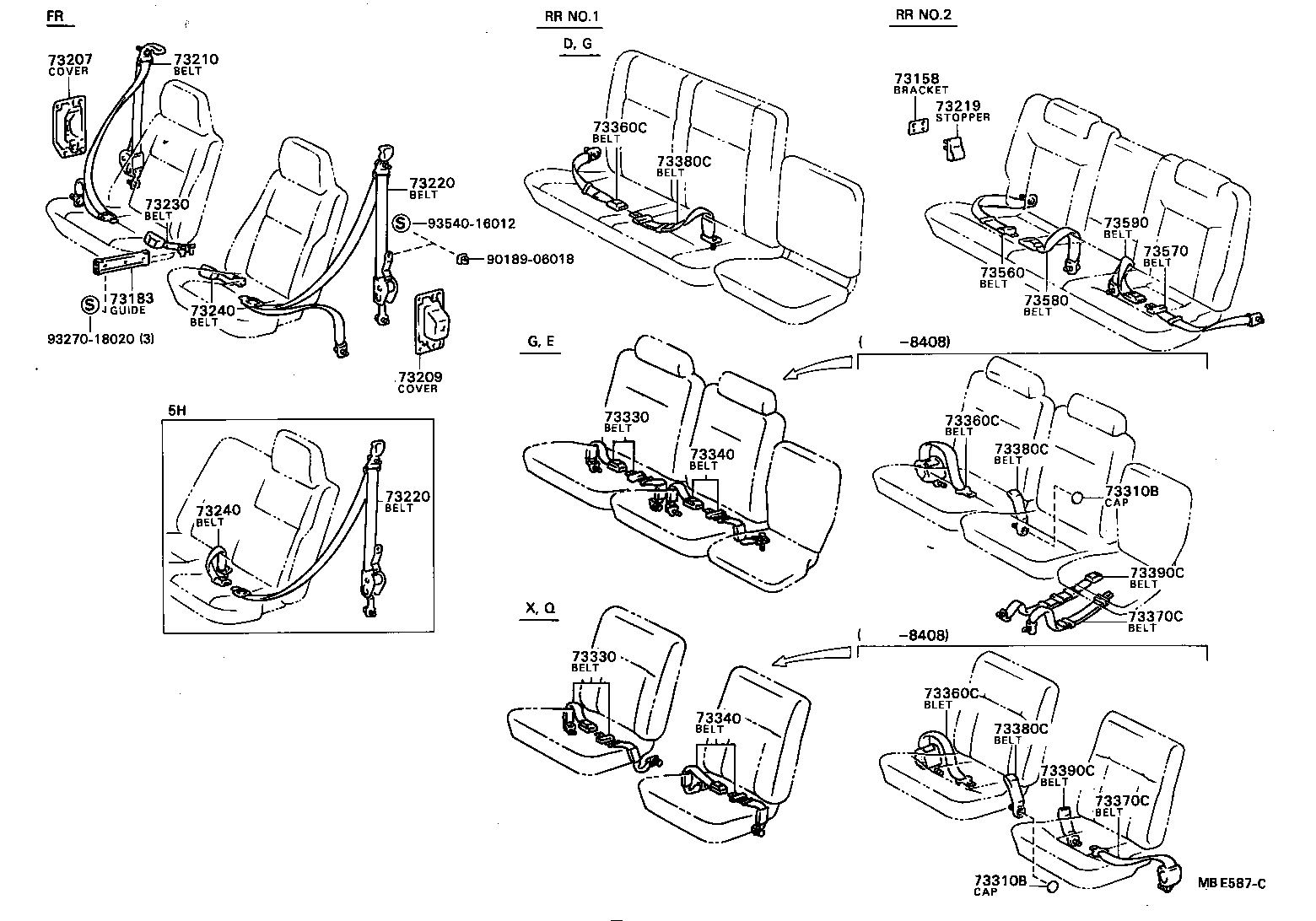  TOWN MASTERACE V WG |  SEAT BELT