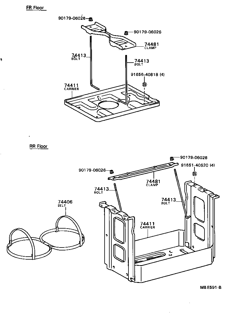  TOWN MASTERACE V WG |  BATTERY CARRIER