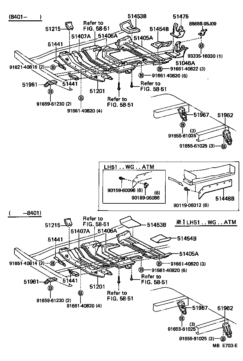 HIACE VAN WAGON | SUSPENSION CROSSMEMBER UNDER COVER