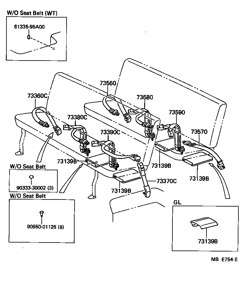  HIACE VAN WAGON |  SEAT BELT