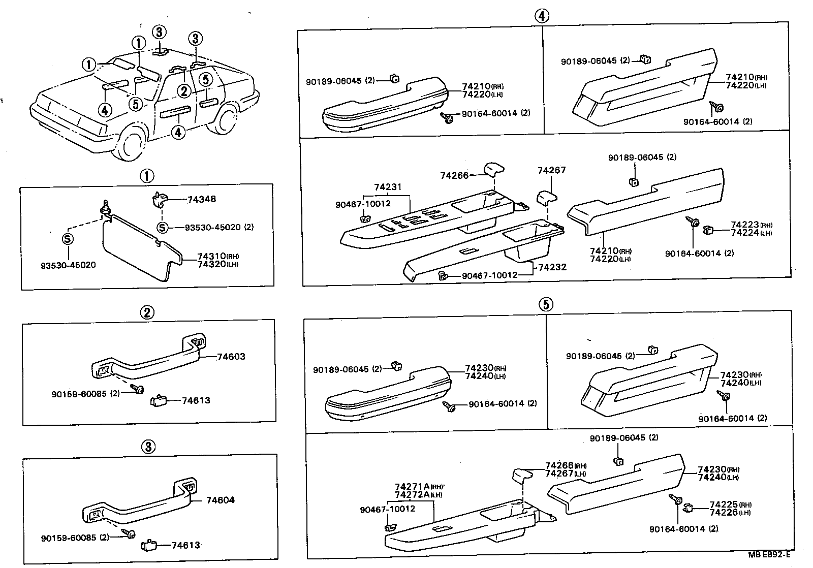  CORONA |  ARMREST VISOR