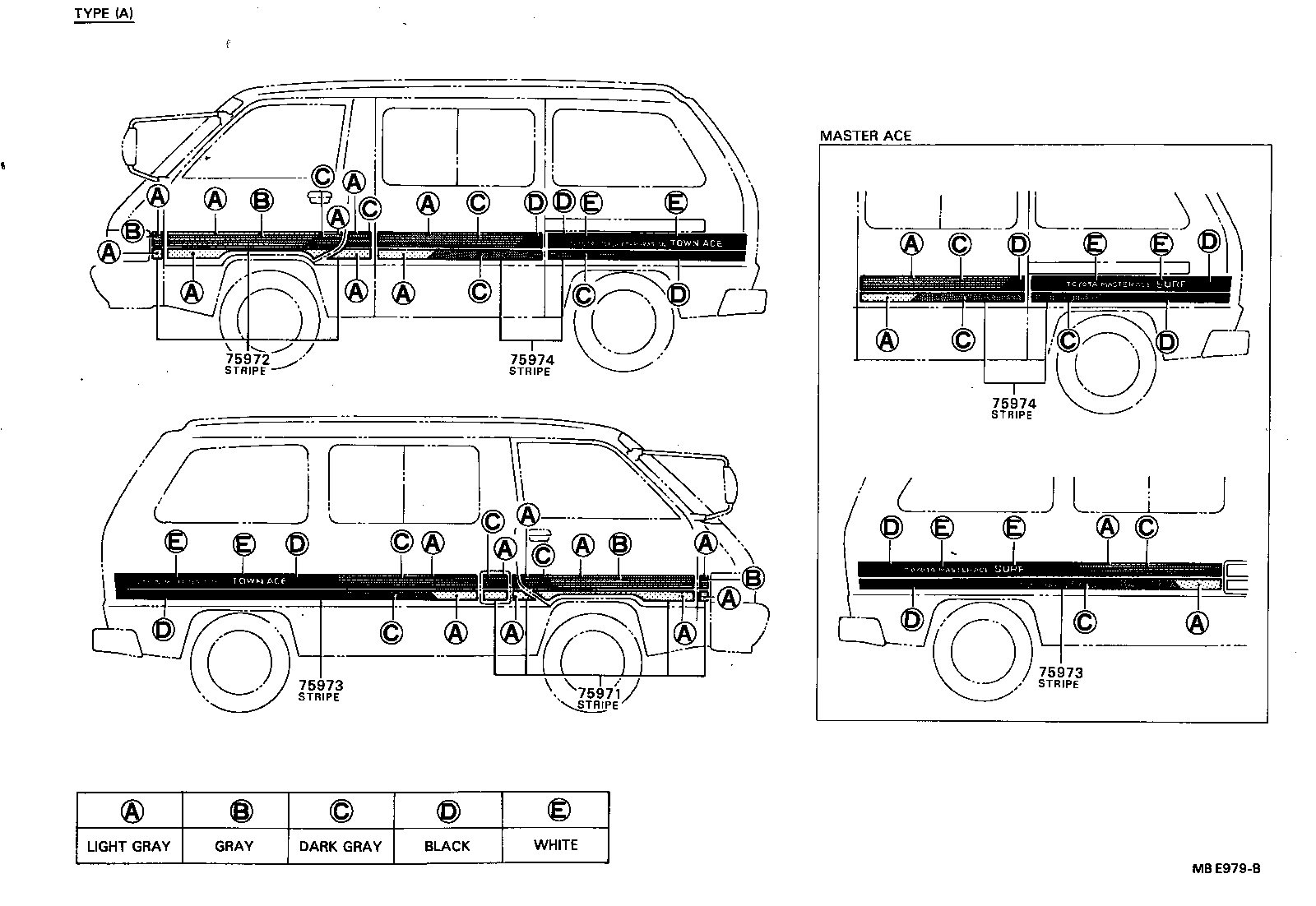  TOWN MASTERACE V WG |  BODY STRIPE