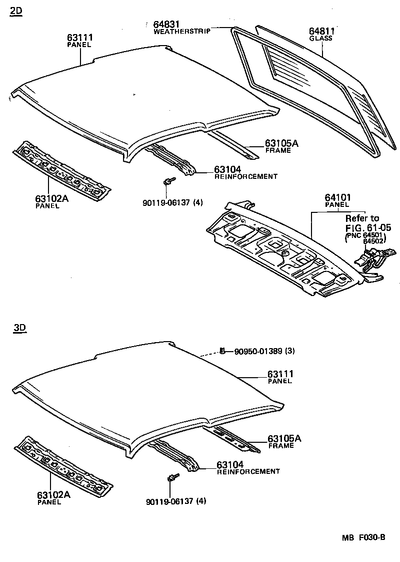  SPRINTER TRUENO |  ROOF PANEL BACK WINDOW GLASS