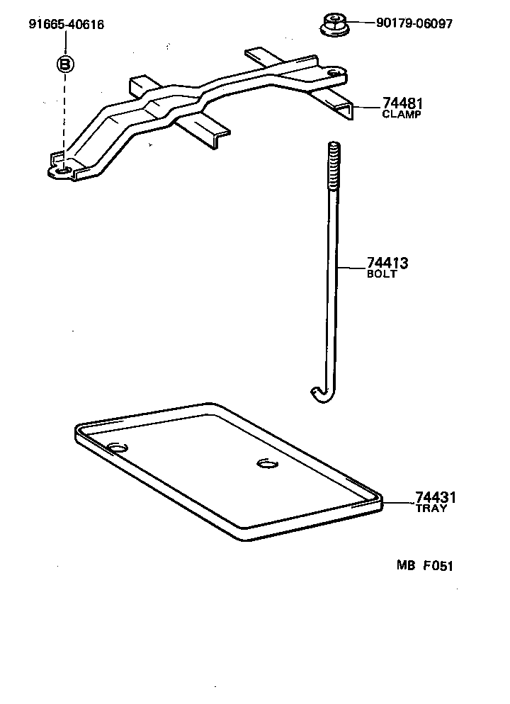  SPRINTER TRUENO |  BATTERY CARRIER