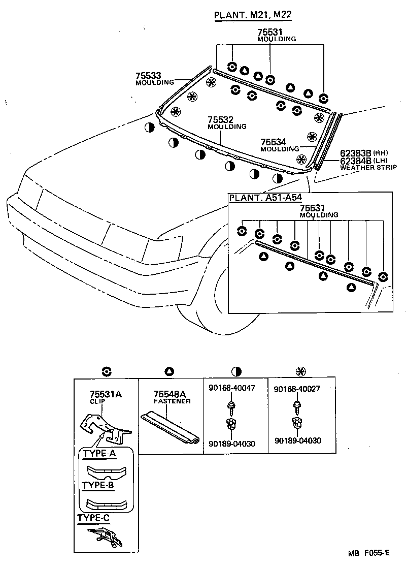  SPRINTER TRUENO |  FRONT MOULDING