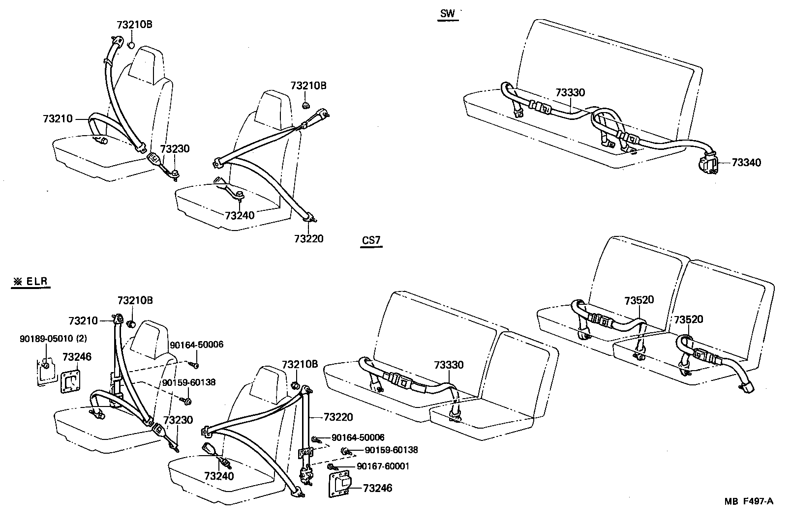  LITE TOWNACE TRUCK |  SEAT BELT
