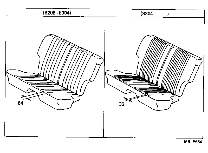  STARLET |  REAR SEAT SEAT TRACK