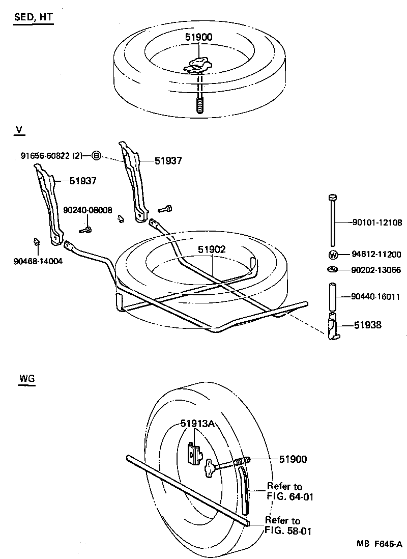  CROWN |  SPARE WHEEL CARRIER
