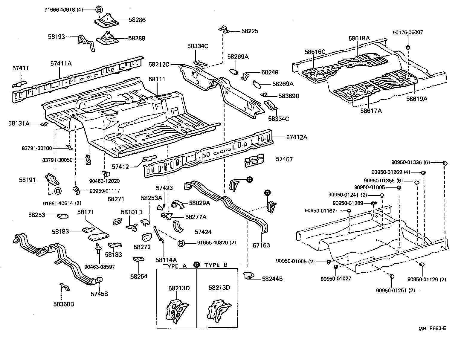  CROWN |  FLOOR PAN LOWER BACK PANEL