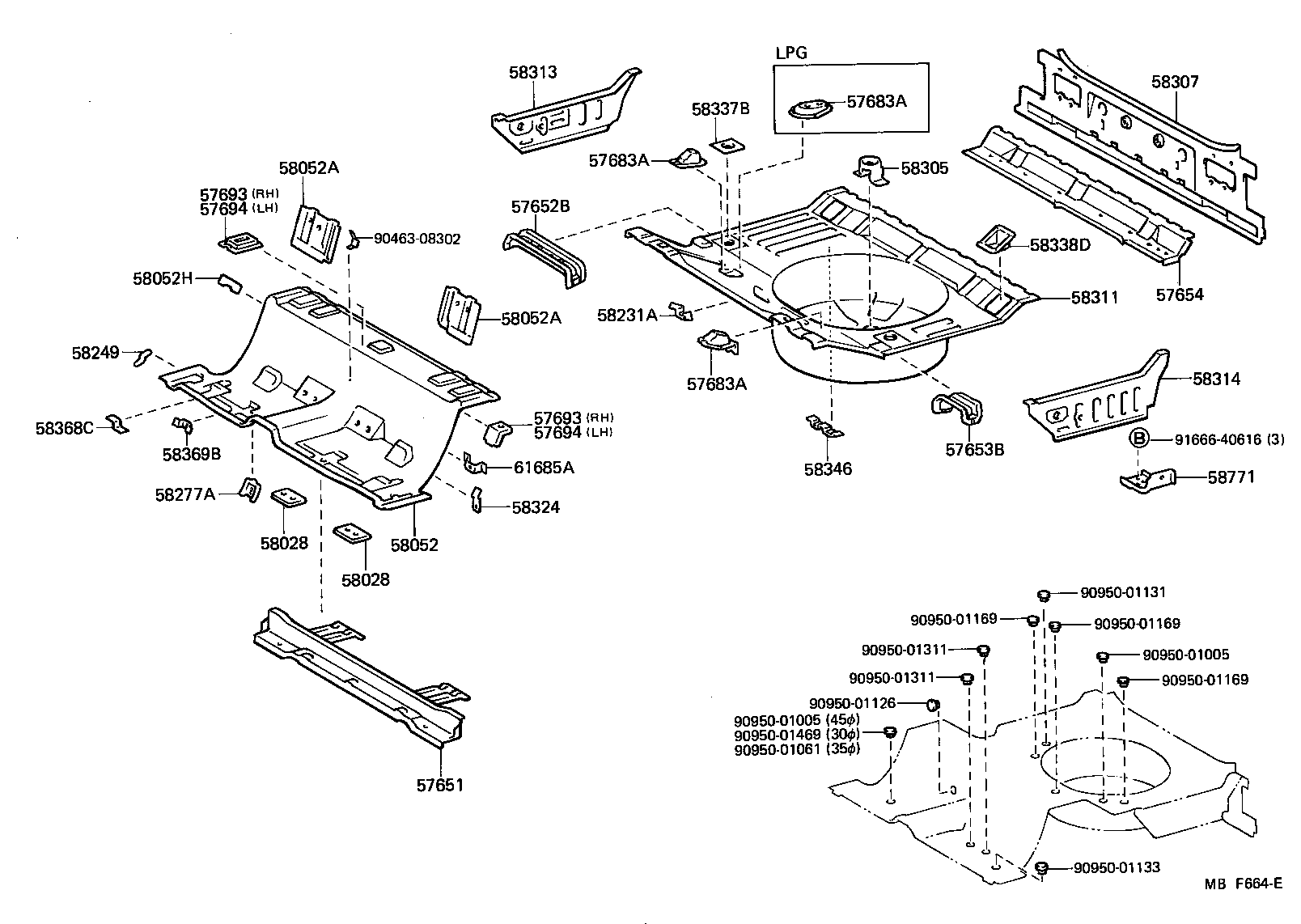  CROWN |  FLOOR PAN LOWER BACK PANEL