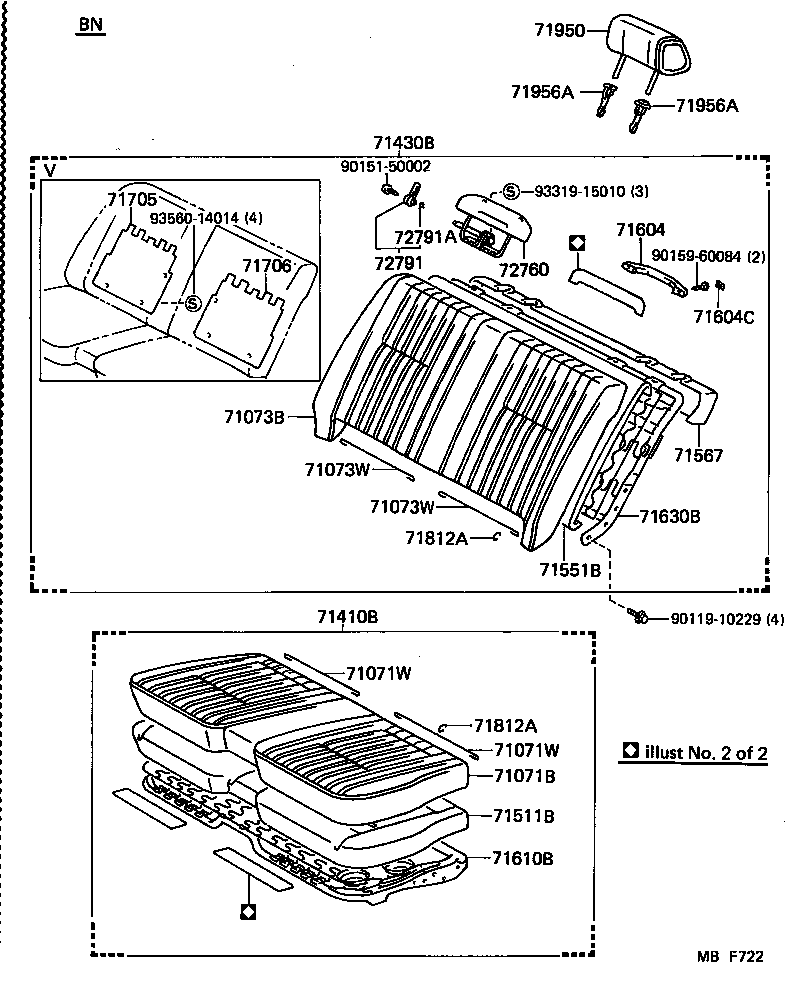  CROWN |  FRONT SEAT SEAT TRACK