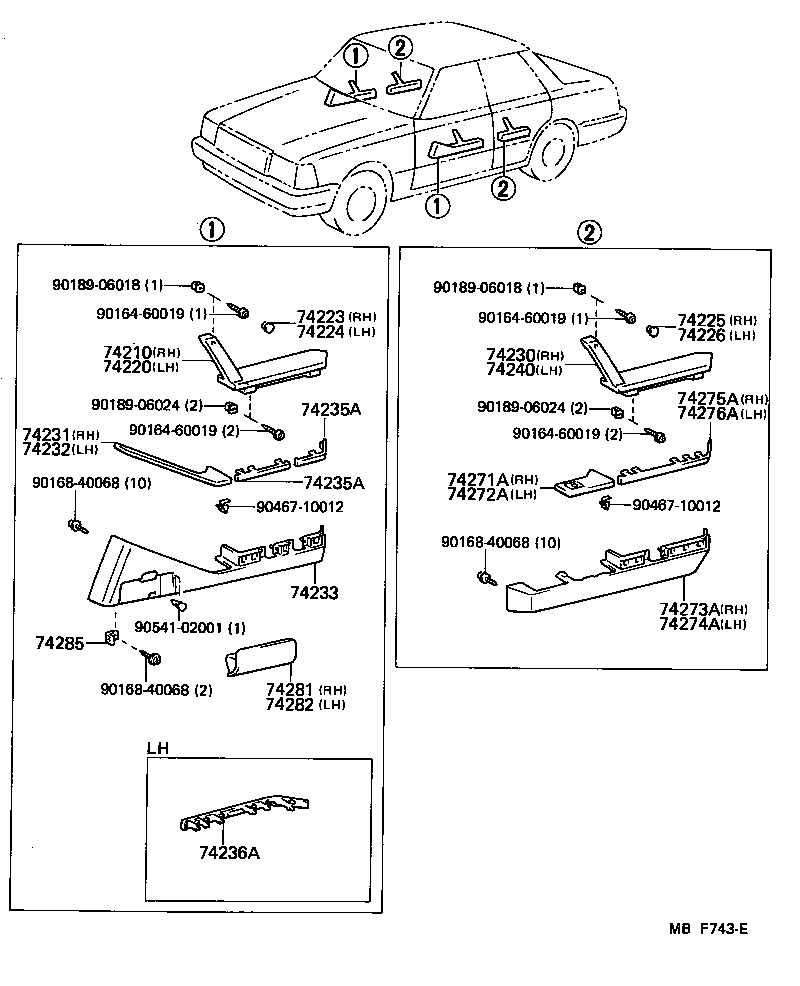 CROWN |  ARMREST VISOR