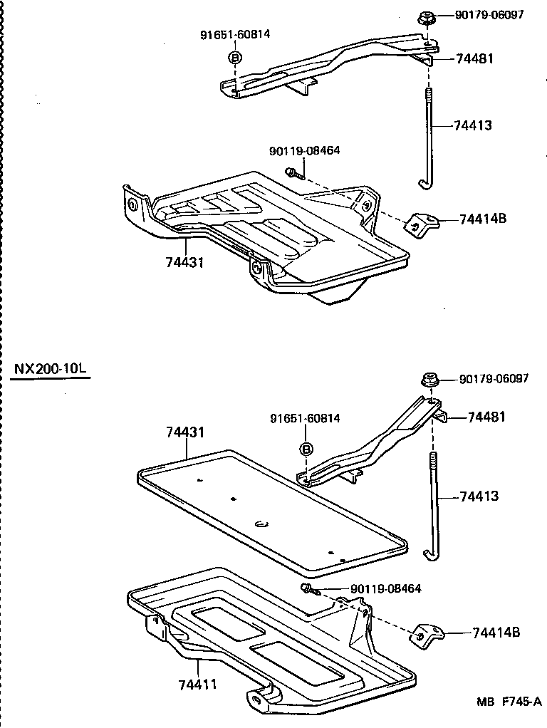  CROWN |  BATTERY CARRIER