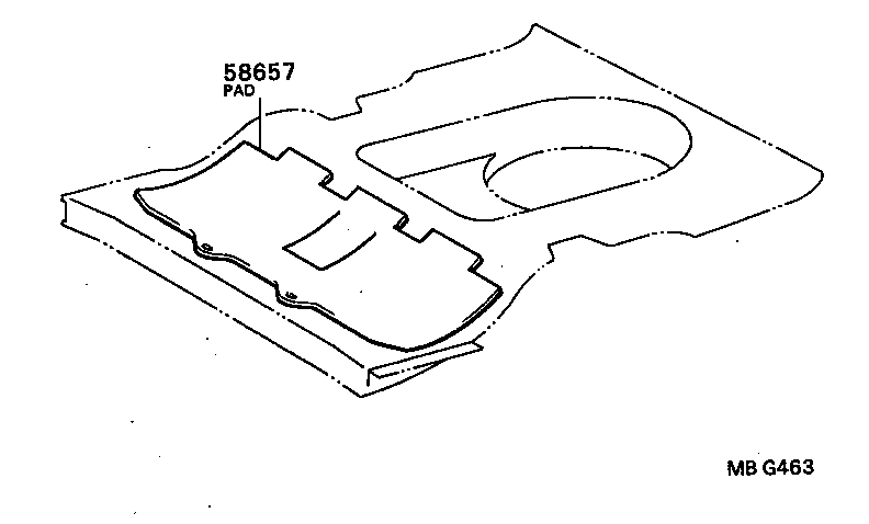  CARINA FF |  DASH SILENCER BOARD FLOOR SILENCER PAD