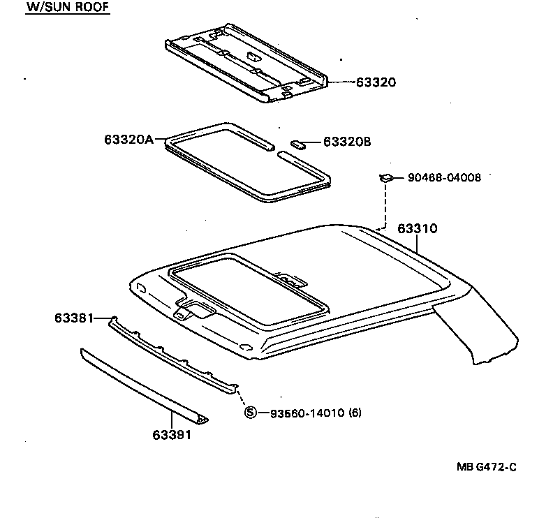  CARINA FF |  ROOF HEADLINING SILENCER PAD