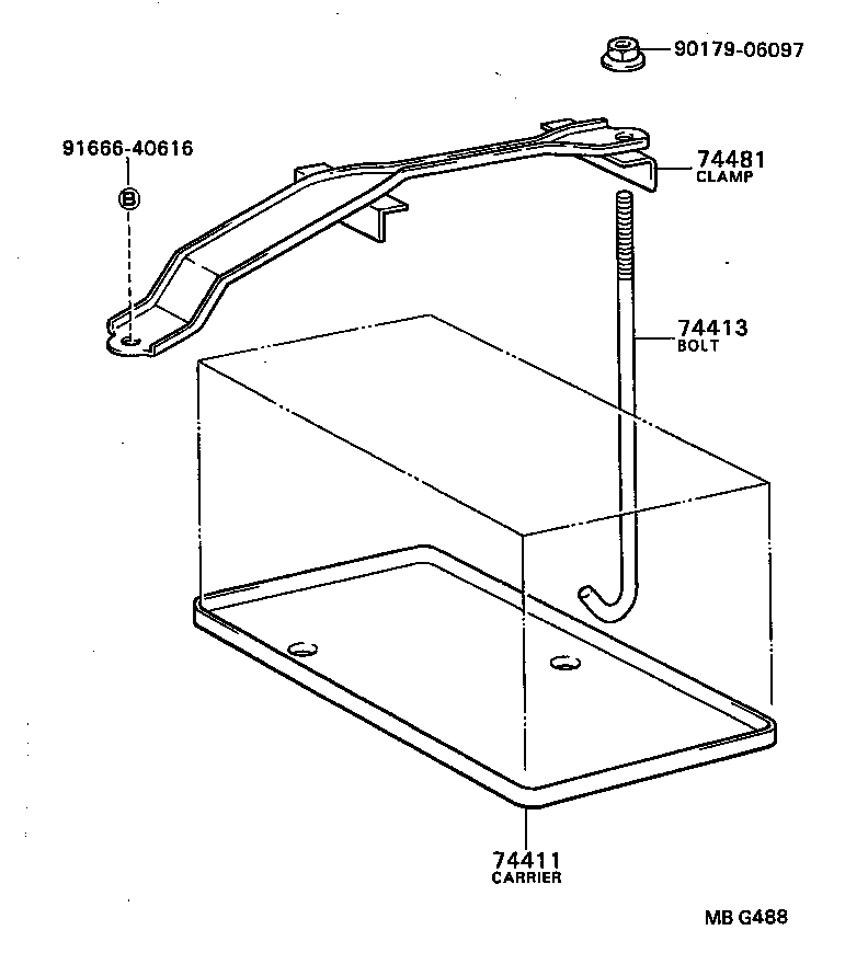  CARINA FF |  BATTERY CARRIER