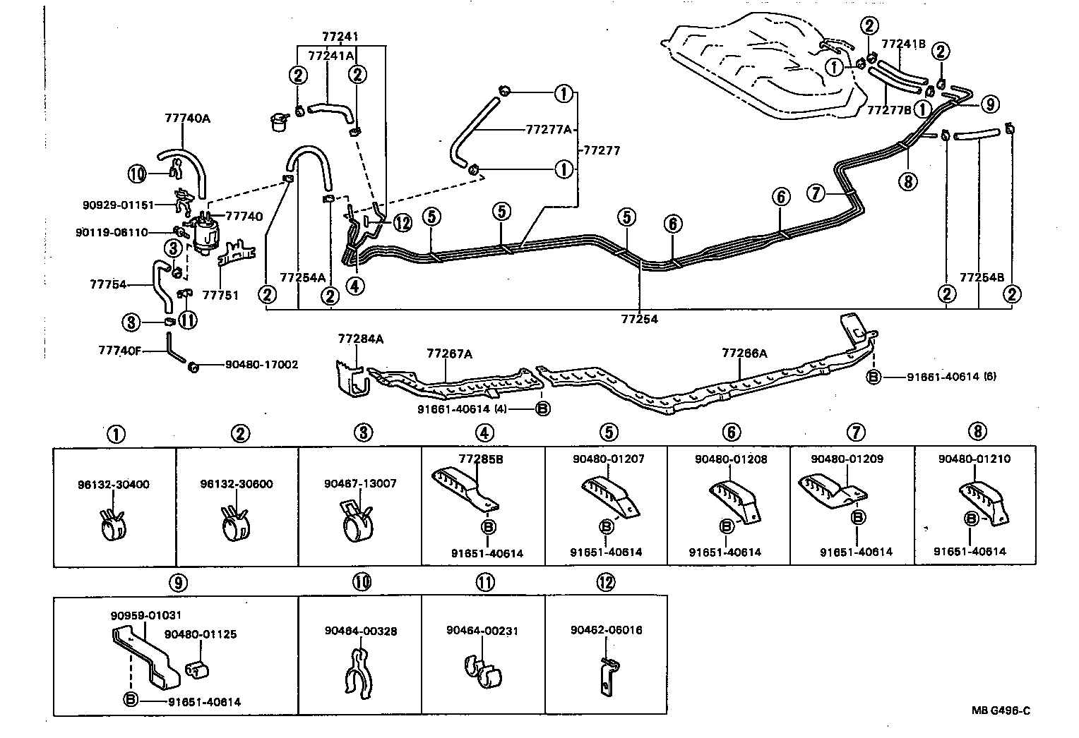  CARINA FF |  FUEL TANK TUBE