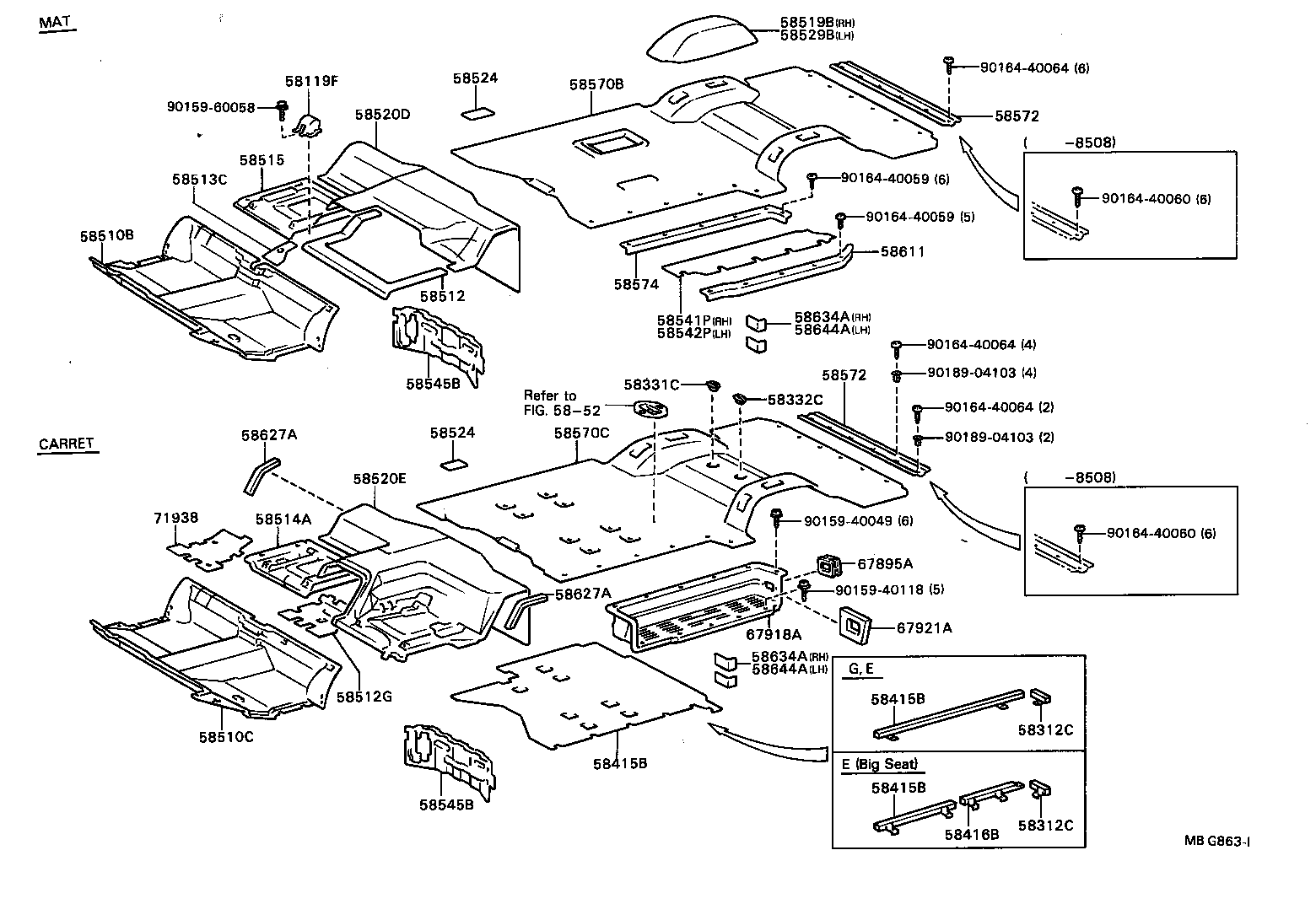  TOWN MASTERACE V WG |  FLOOR MAT SILENCER PAD