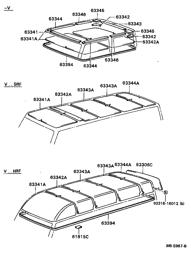  DYNA TOYOACE |  ROOF HEADLINING SILENCER PAD