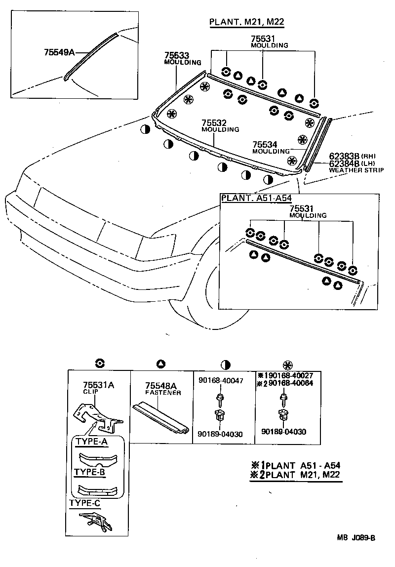  SPRINTER TRUENO |  FRONT MOULDING