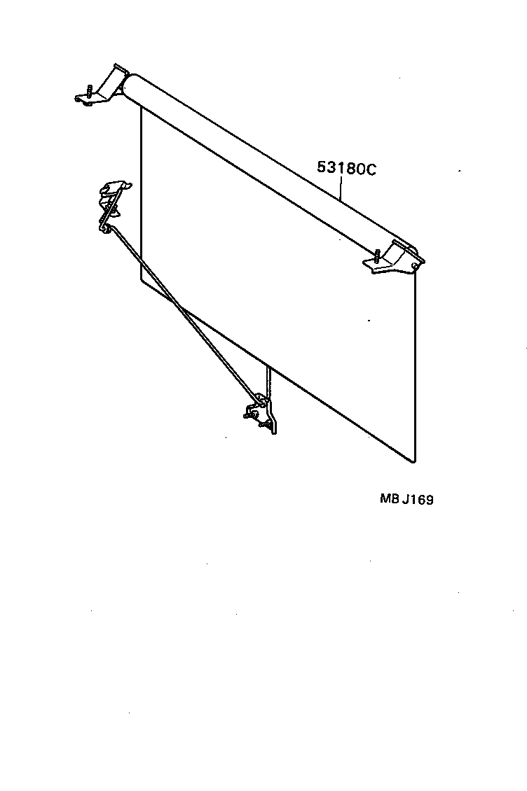  TOWN MASTERACE V WG |  RADIATOR SUPPORT WIND GUIDE