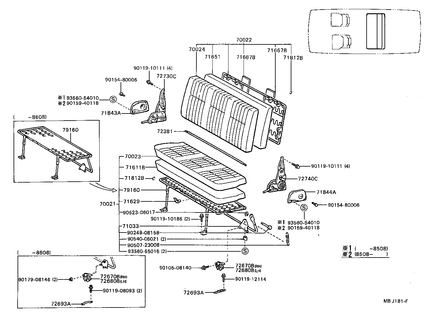  TOWN MASTERACE V WG |  SEAT SEAT TRACK