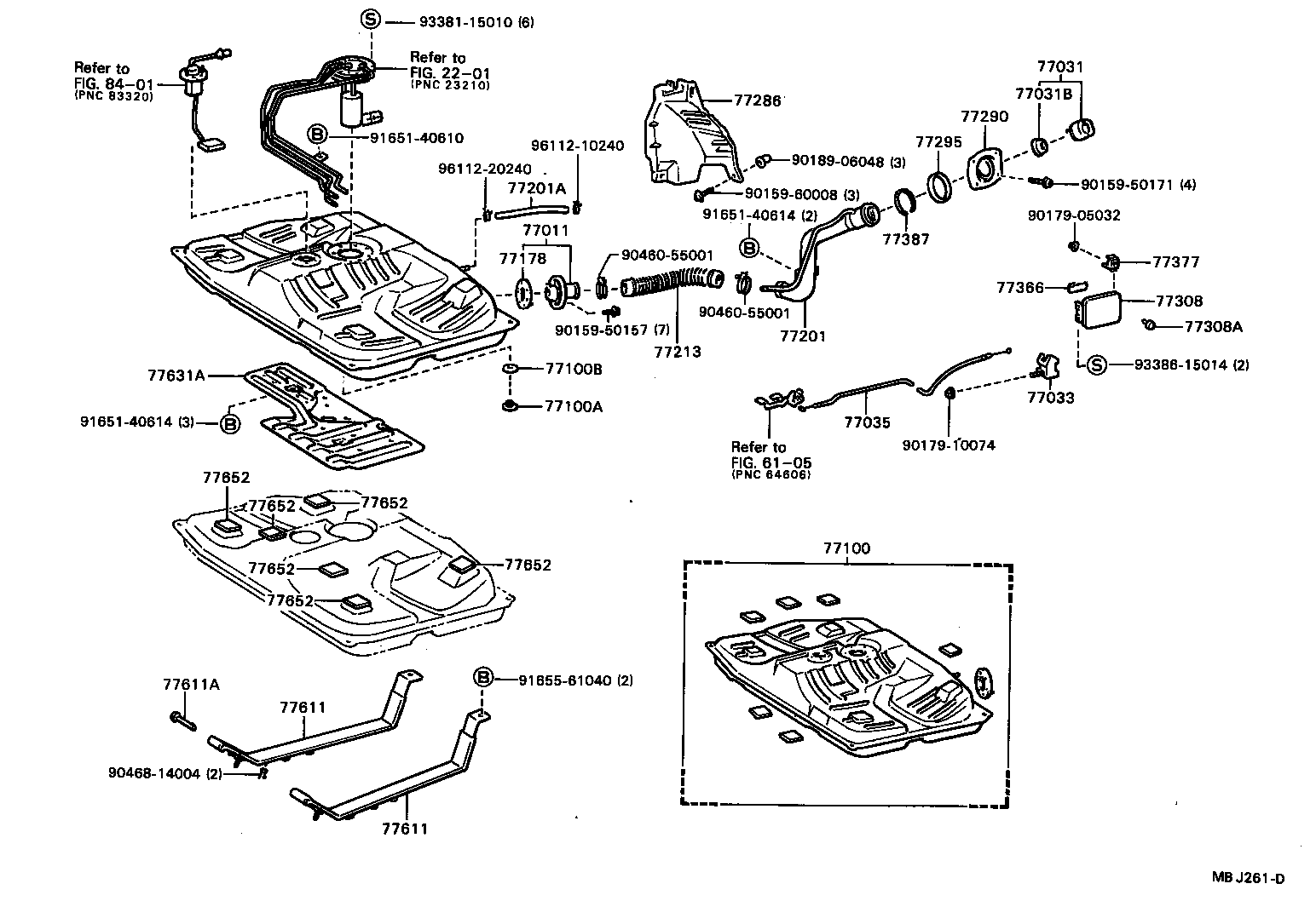  CARINA FF |  FUEL TANK TUBE