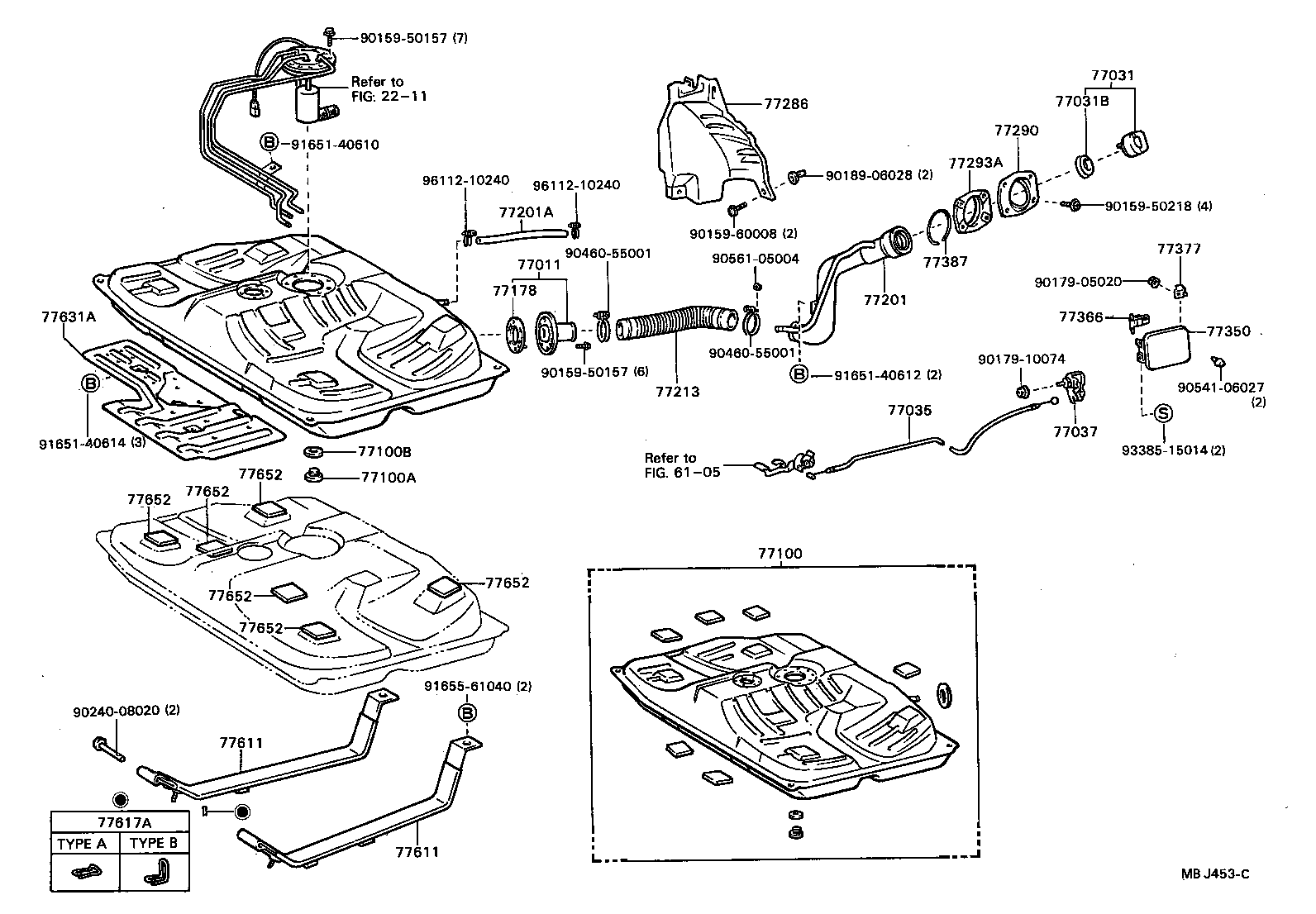  CARINA ED |  FUEL TANK TUBE