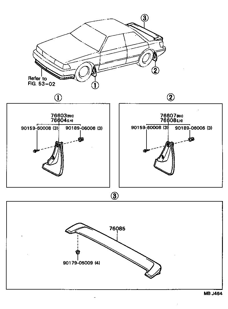  CARINA ED |  MUDGUARD SPOILER