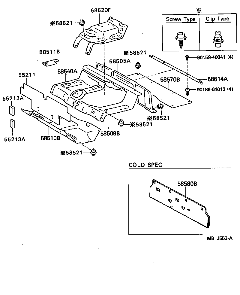  TOYOACE DYNA |  FLOOR MAT SILENCER PAD