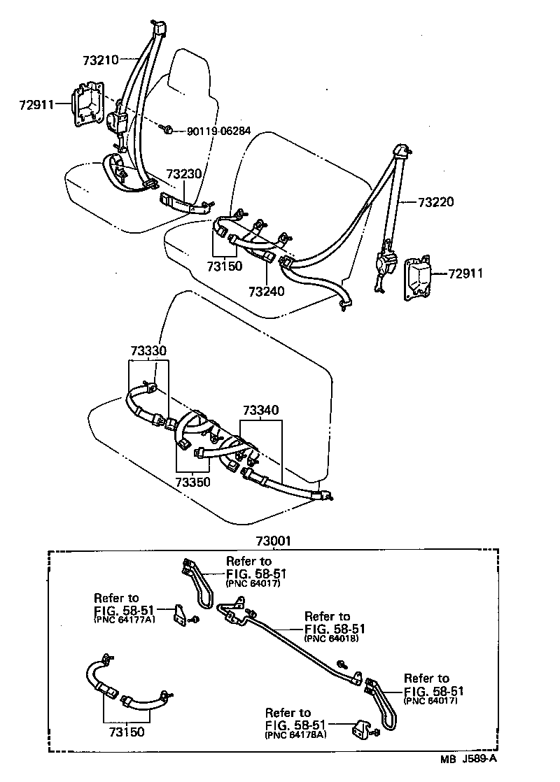  TOYOACE DYNA |  SEAT BELT