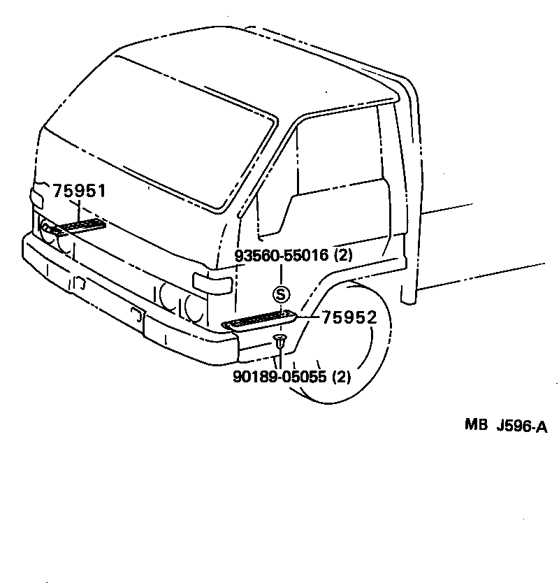  TOYOACE DYNA |  MOULDING