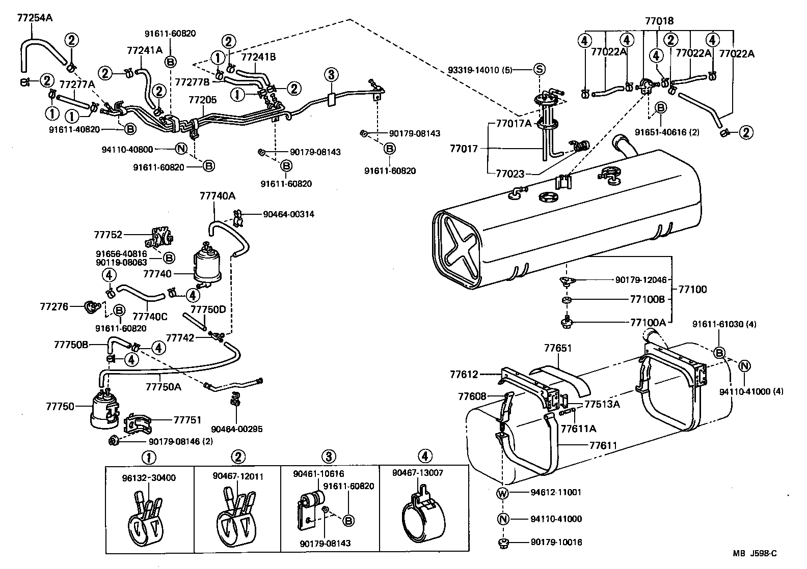  TOYOACE DYNA |  FUEL TANK TUBE