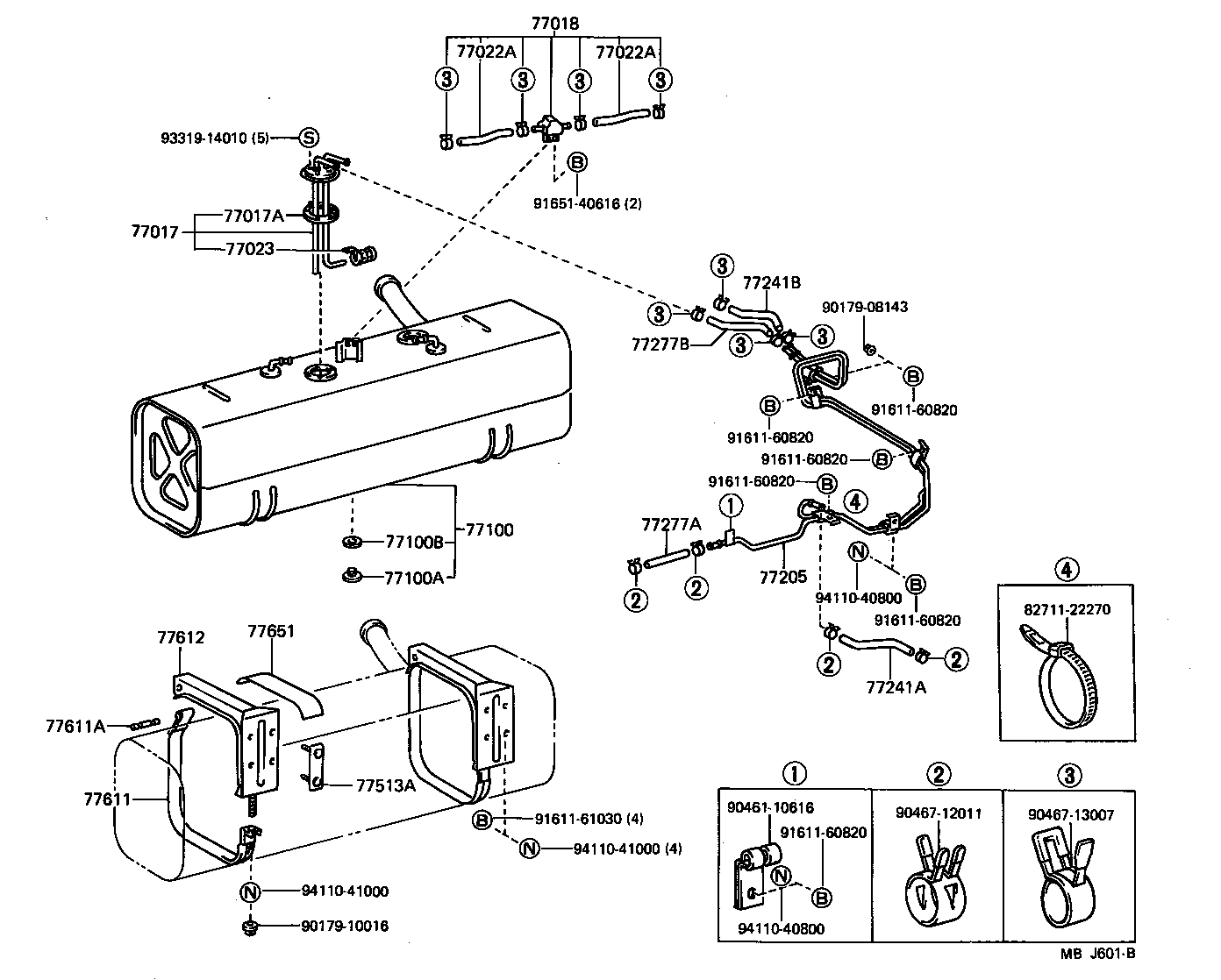  TOYOACE DYNA |  FUEL TANK TUBE
