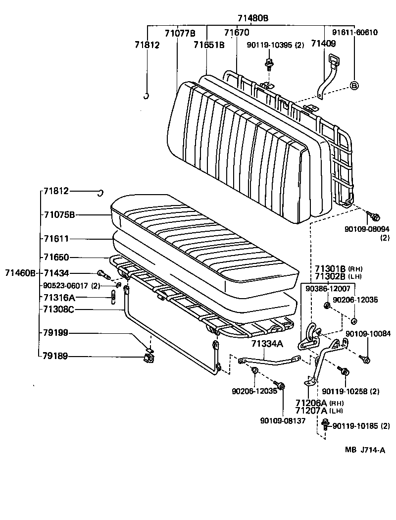  HIACE TRUCK |  SEAT SEAT TRACK
