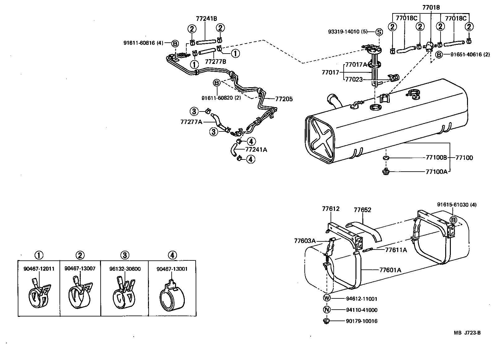  HIACE TRUCK |  FUEL TANK TUBE