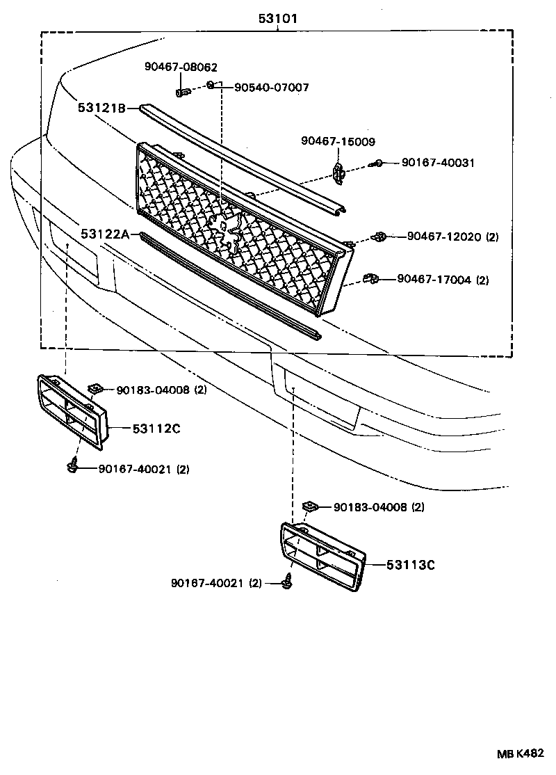  SOARER |  RADIATOR GRILLE
