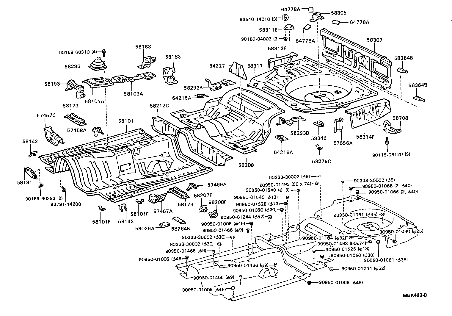  SOARER |  FLOOR PAN LOWER BACK PANEL
