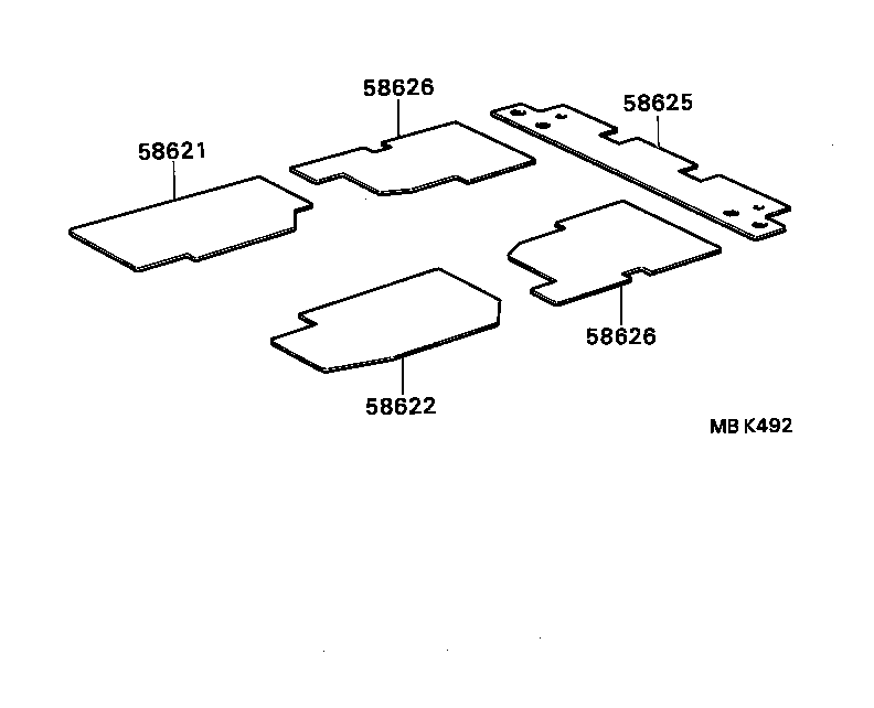  SOARER |  DASH SILENCER BOARD FLOOR SILENCER PAD