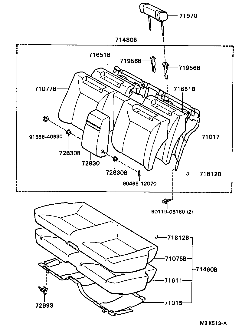  SOARER |  REAR SEAT SEAT TRACK