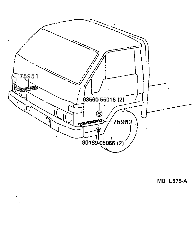  HIACE TRUCK |  MOULDING