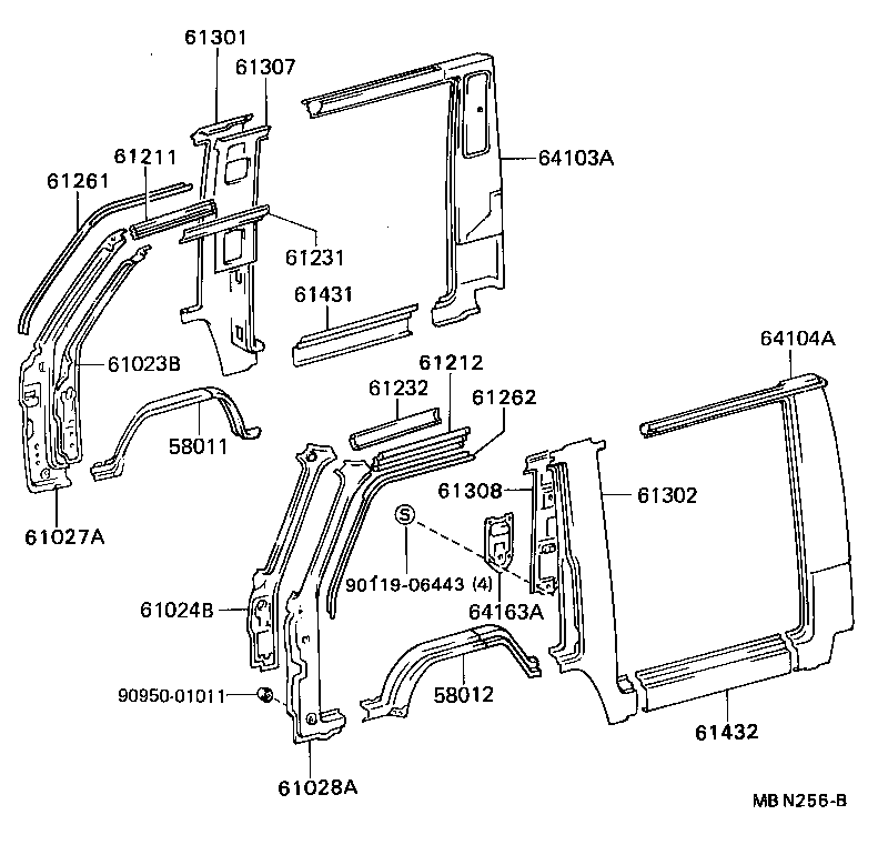  DYNA TOYOACE |  SIDE MEMBER