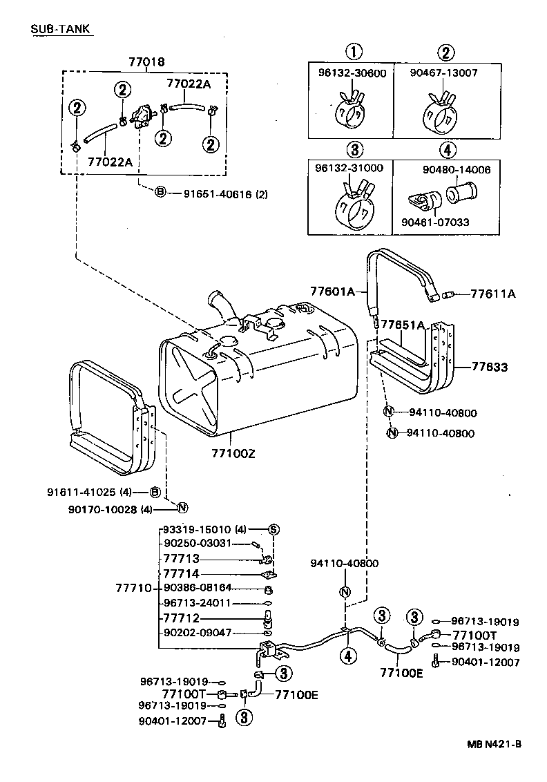  DYNA TOYOACE |  FUEL TANK TUBE