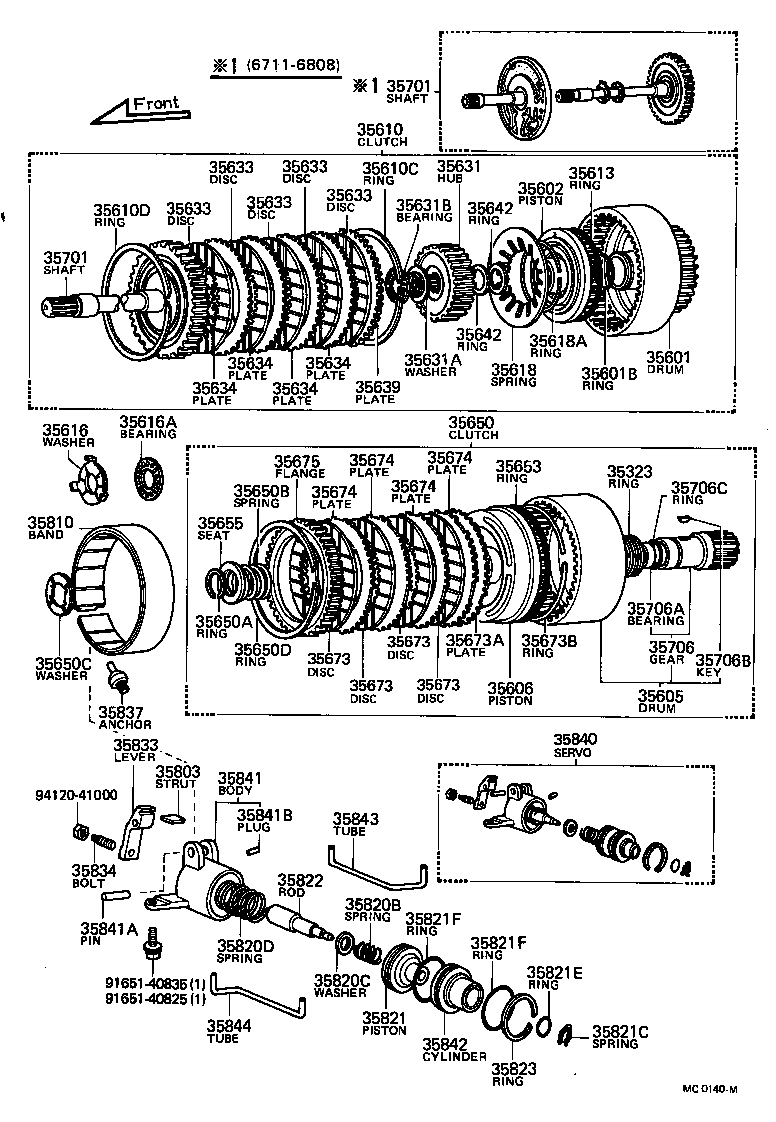  CENTURY |  BRAKE BAND MULTIPLE DISC CLUTCH ATM