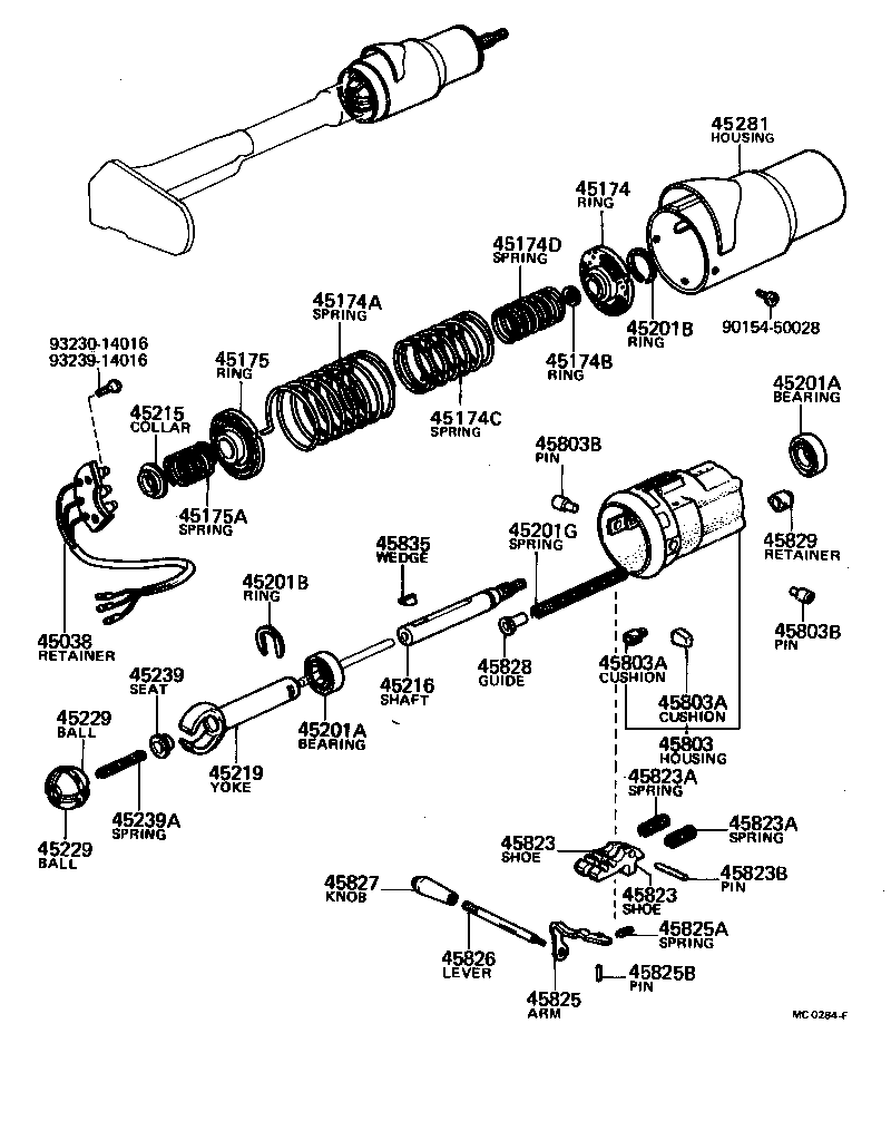  CENTURY |  STEERING COLUMN SHAFT