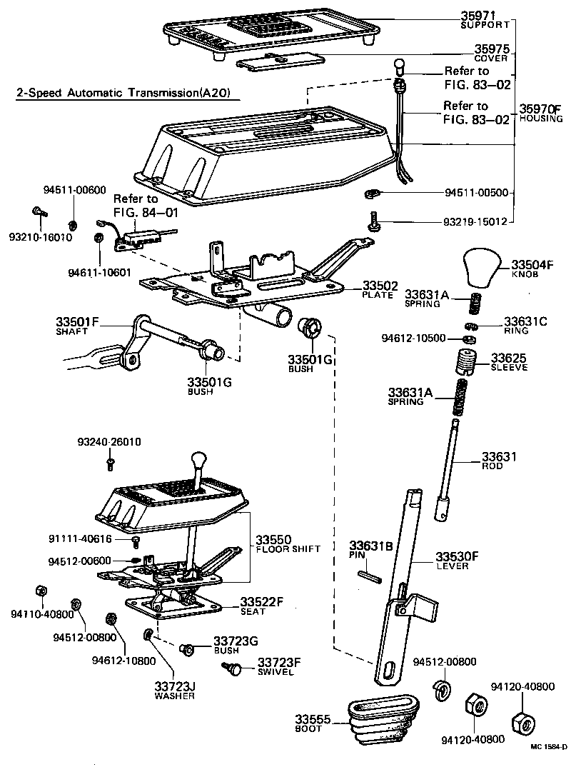  PUBLICA |  SHIFT LEVER RETAINER