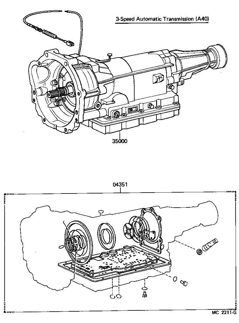  CARINA FR |  TRANSAXLE OR TRANSMISSION ASSY GASKET KIT ATM