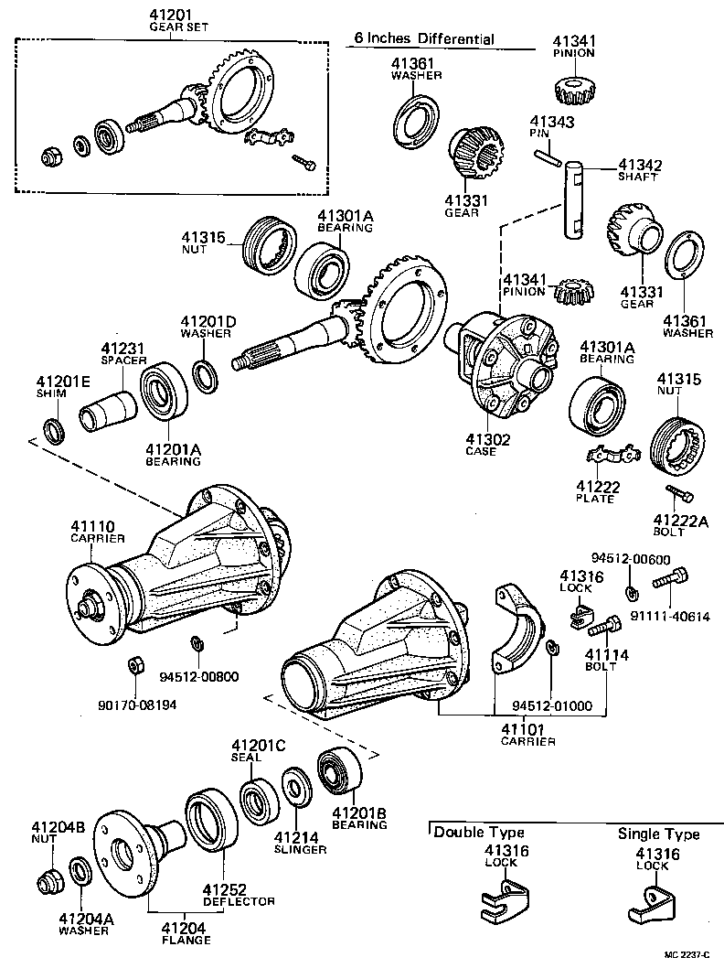  PUBLICA |  REAR AXLE HOUSING DIFFERENTIAL