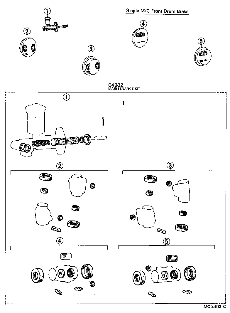  PUBLICA |  BRAKE MAINTENANCE KIT