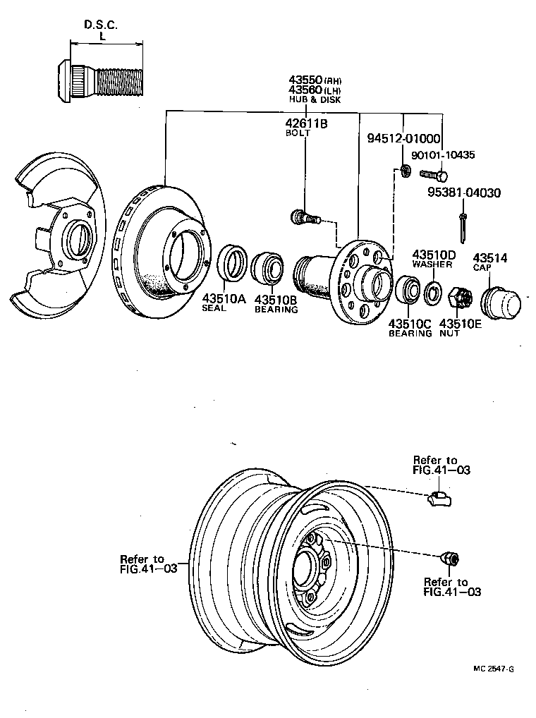  CENTURY |  FRONT AXLE HUB